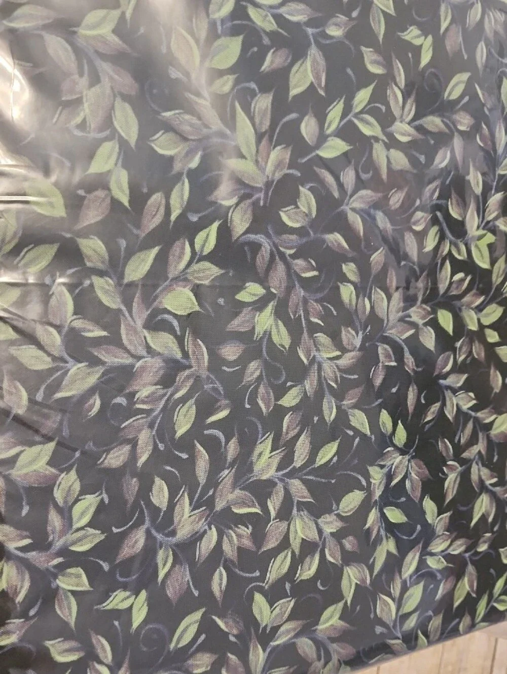 DIY 'Squares on Point' Wallhanging Kit - Black and Burgundy Floral NWOT